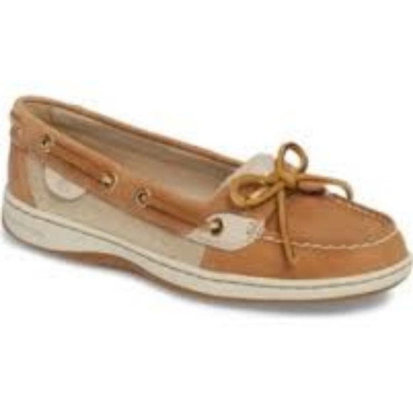 Sperry Shoes - SPERRY angelfish metallic boat shoes EUC